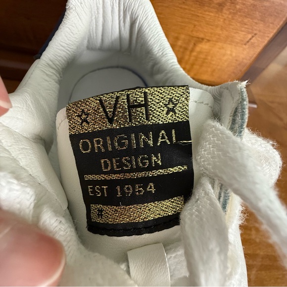 Vintage Havana Ream white platform sneakers woman 8 star leather lace up - Picture 5 of 9